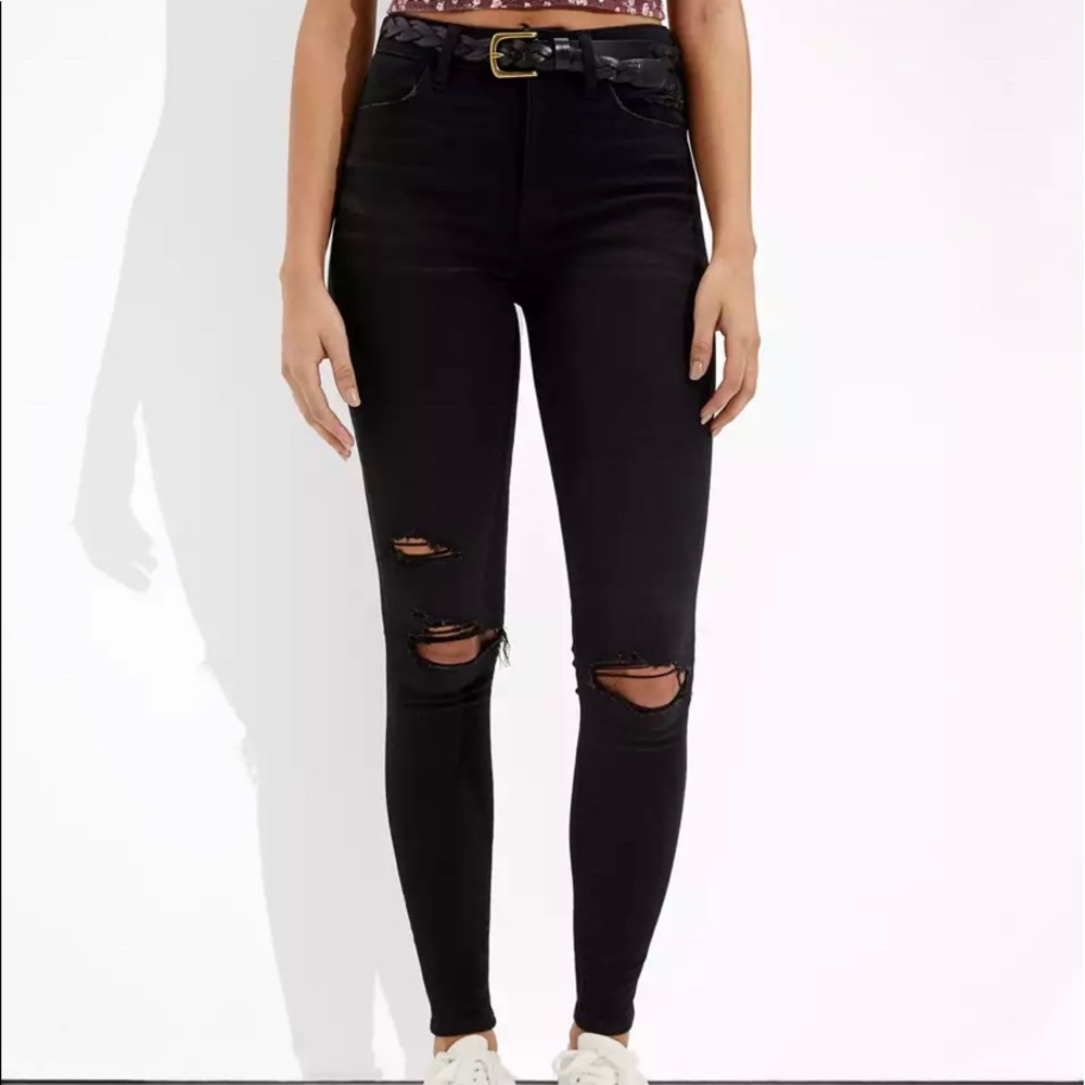 American Eagle super stretch super hi-rise Jegging xtra long size 0